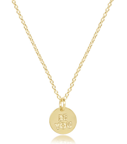 16"  Gold Charm Necklace