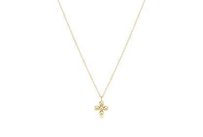 16"  Gold Charm Necklace