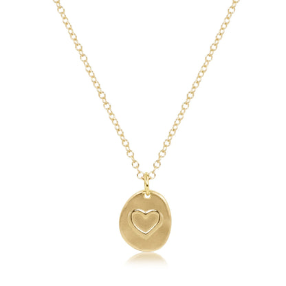 16"  Gold Charm Necklace