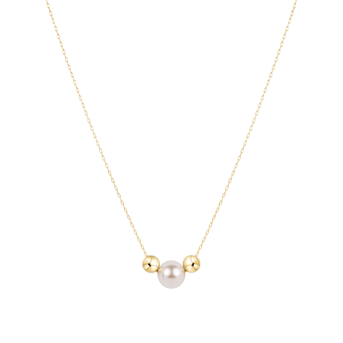 16"  Gold Charm Necklace