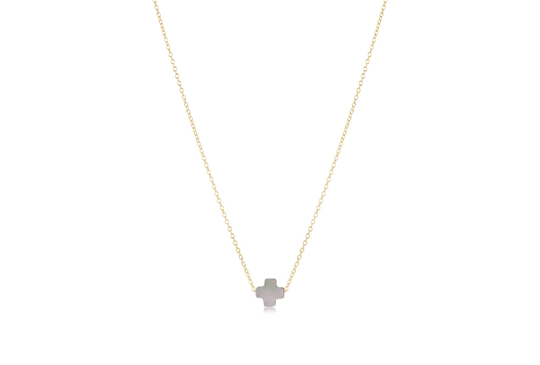 16" Signature Cross Necklace