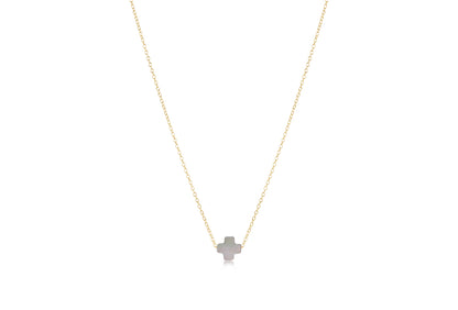 16" Signature Cross Necklace