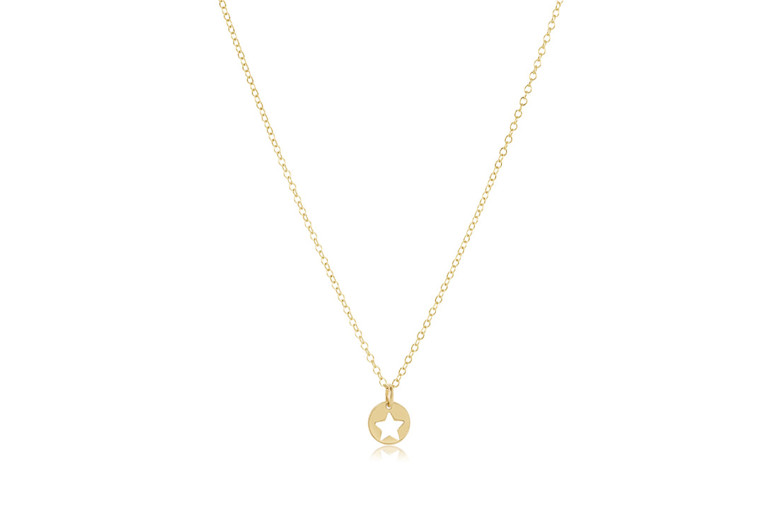 16"  Gold Charm Necklace