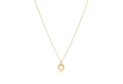 16"  Gold Charm Necklace