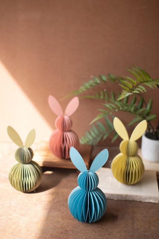 Paper Accordion Bunnies- set of 4