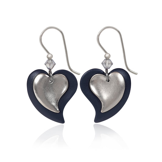 Modern Heart Earrings