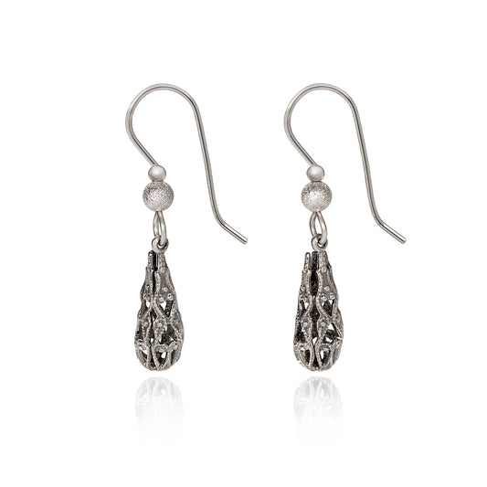 Silver Briolette Earrings