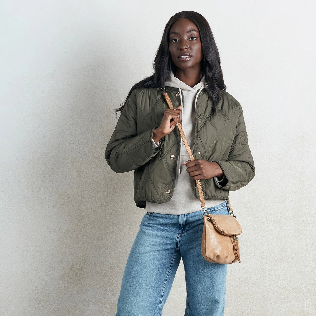 Fern Zip-Flap Crossbody