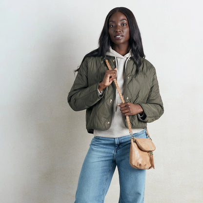 Fern Zip-Flap Crossbody