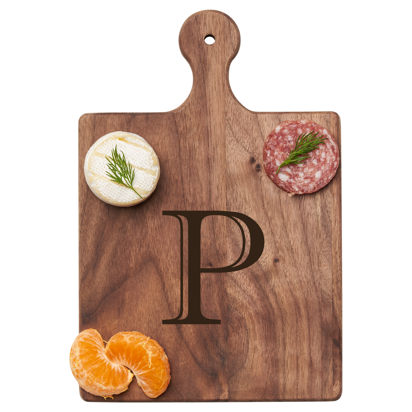 Artisan Maple Paddle - Initial with Gold Spreader & Ribbon
