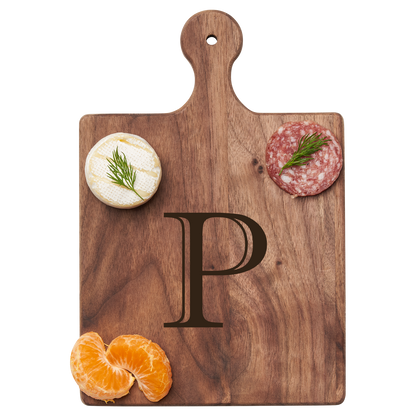 Artisan Maple Paddle - Initial with Gold Spreader & Ribbon