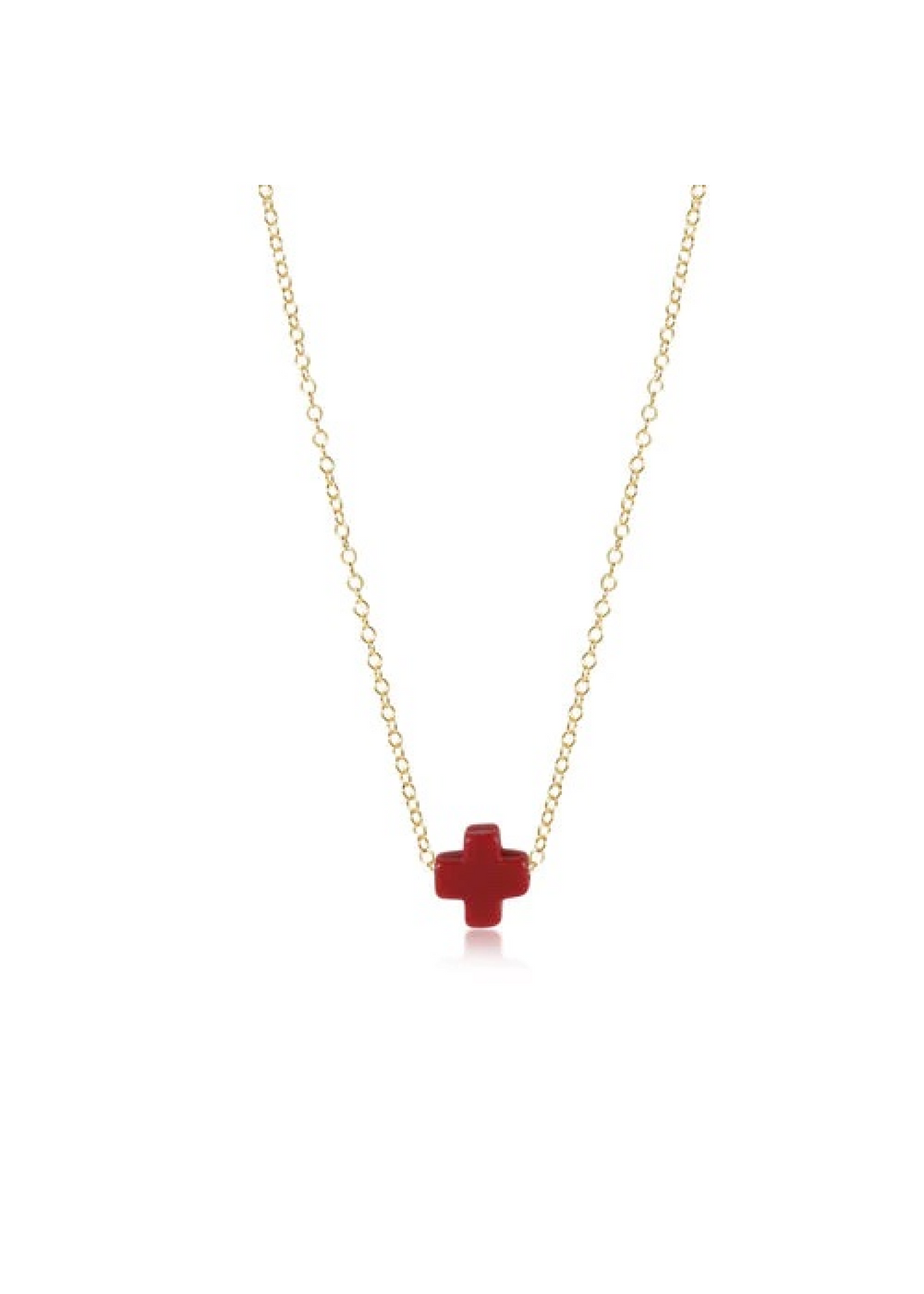 egirl 14" Necklace Gold - Signature Cross