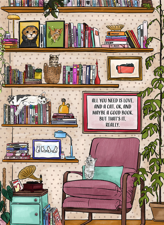 All you need is love. And a cat.