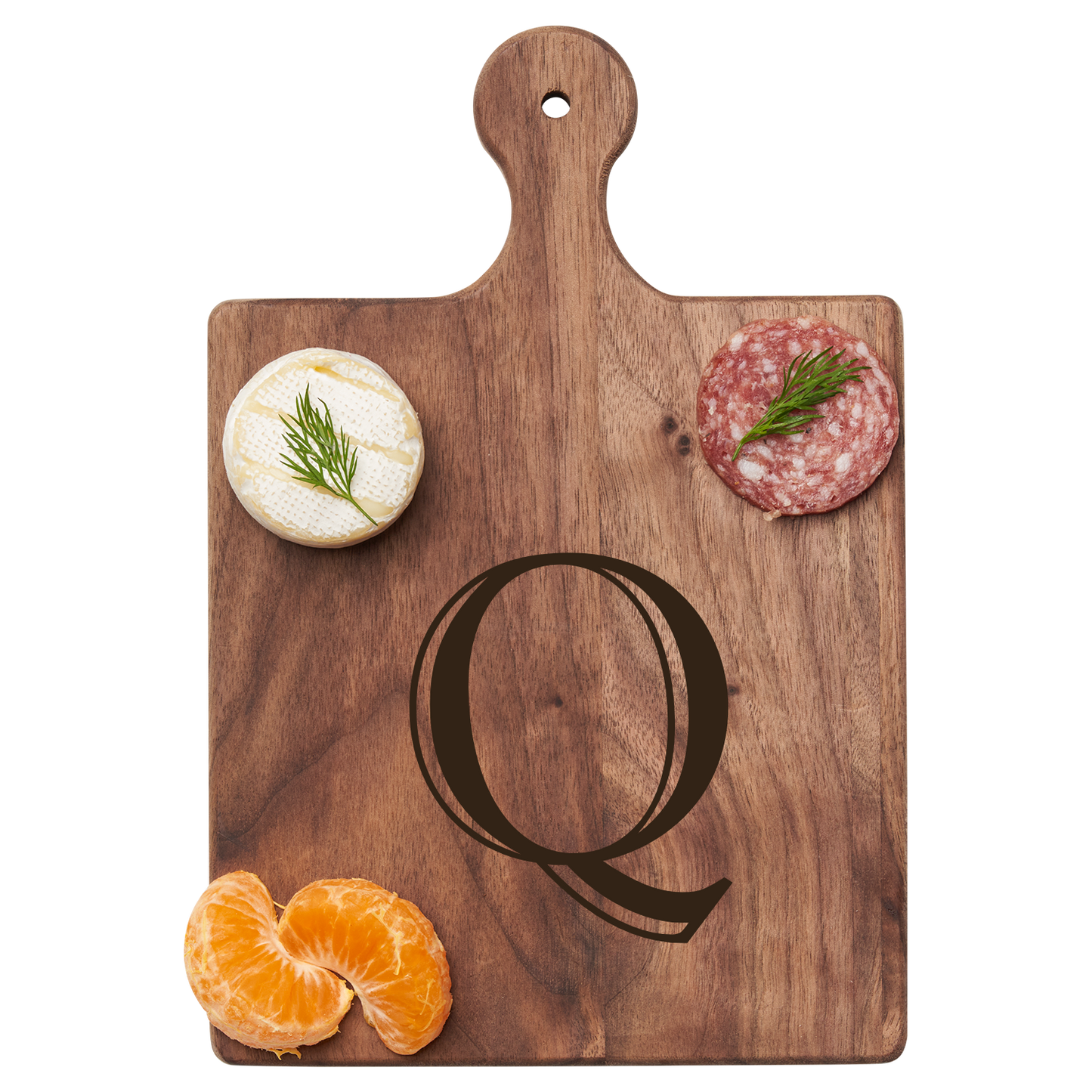 Artisan Maple Paddle - Initial with Gold Spreader & Ribbon