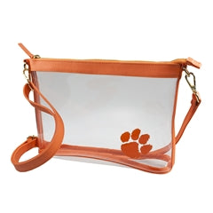 Large Collegiate Clear Crossbody