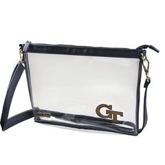 Large Collegiate Clear Crossbody