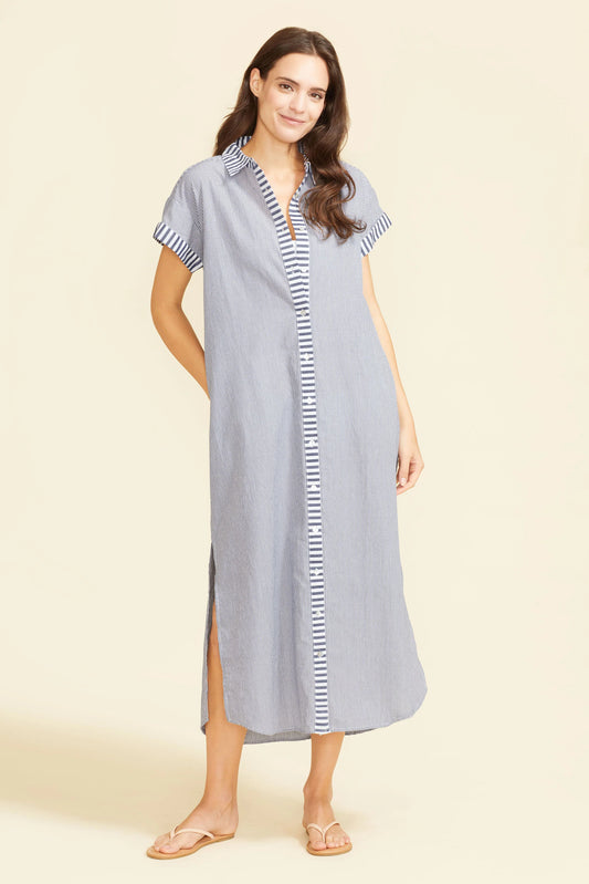 Riga Short Sleeve Midi Dress