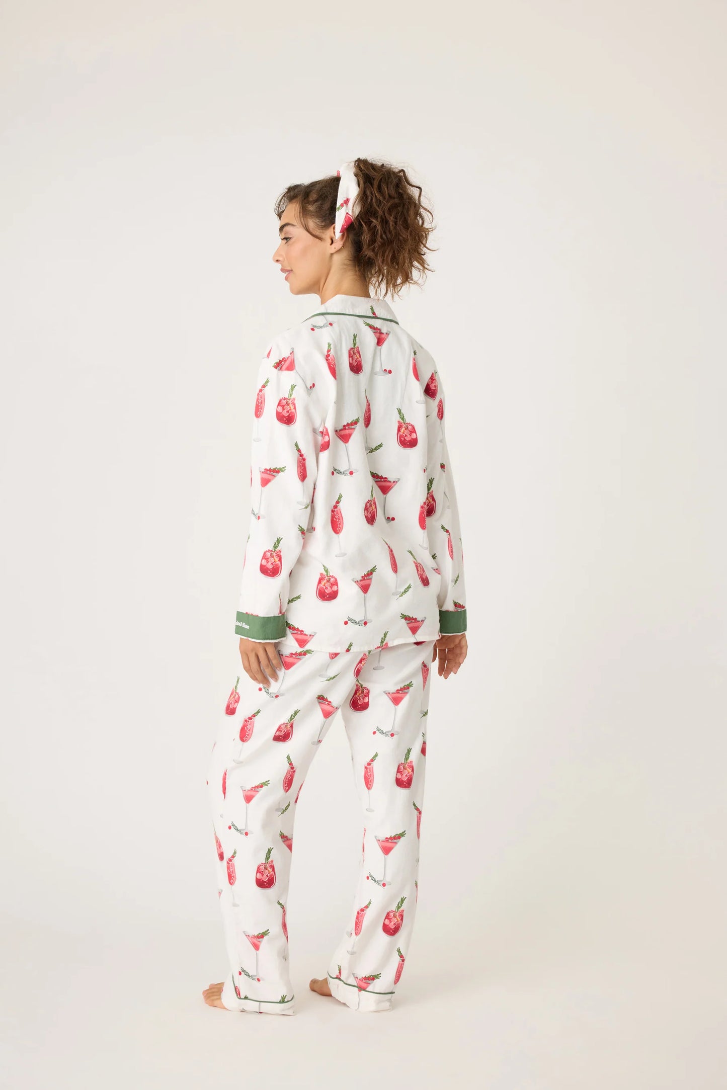 Cranberries & Cocktails Flannel PJ Set