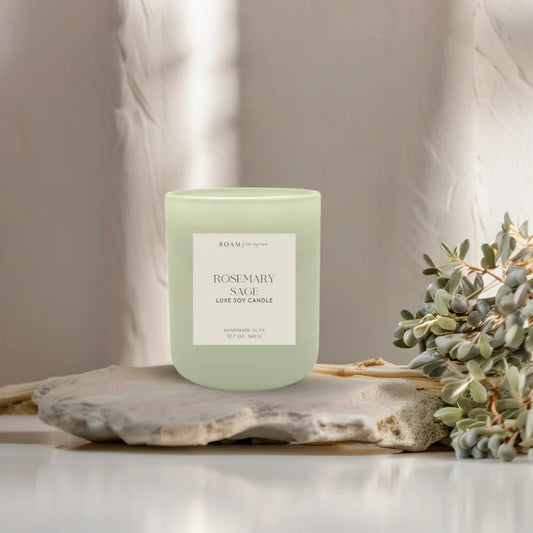 Brighter Days Soy Candle, Rosemary Sage