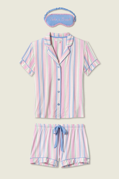 Pastel Stripe Pajama Set