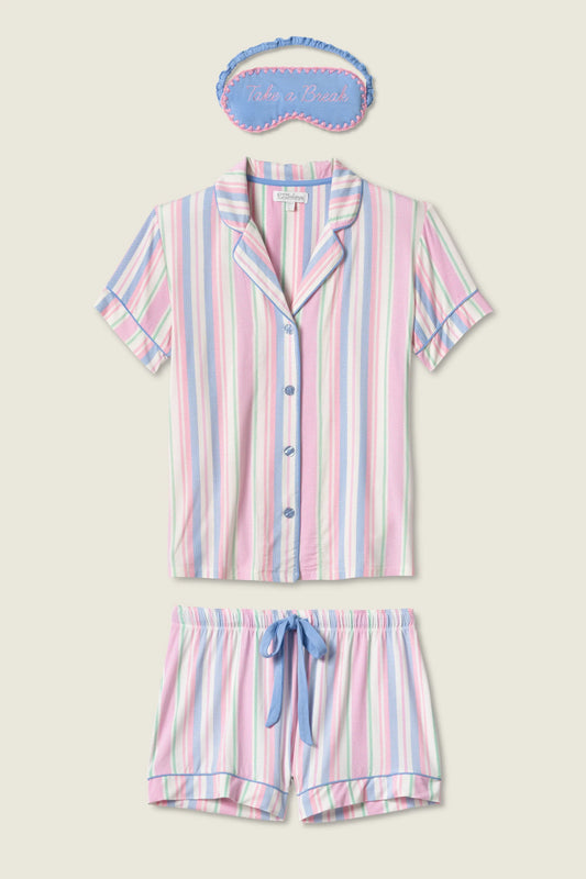 Pastel Stripe Pajama Set