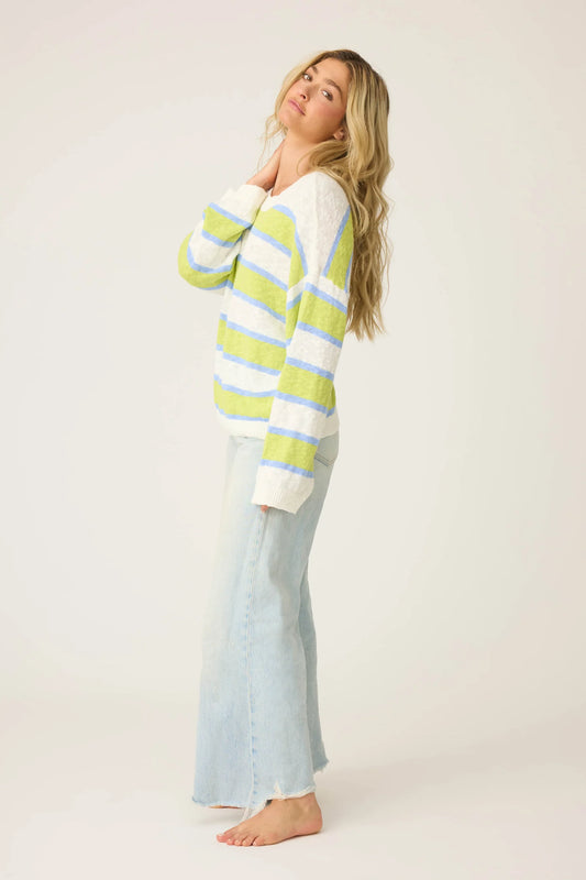 Beautiful Life Striped Snuggle Sweater