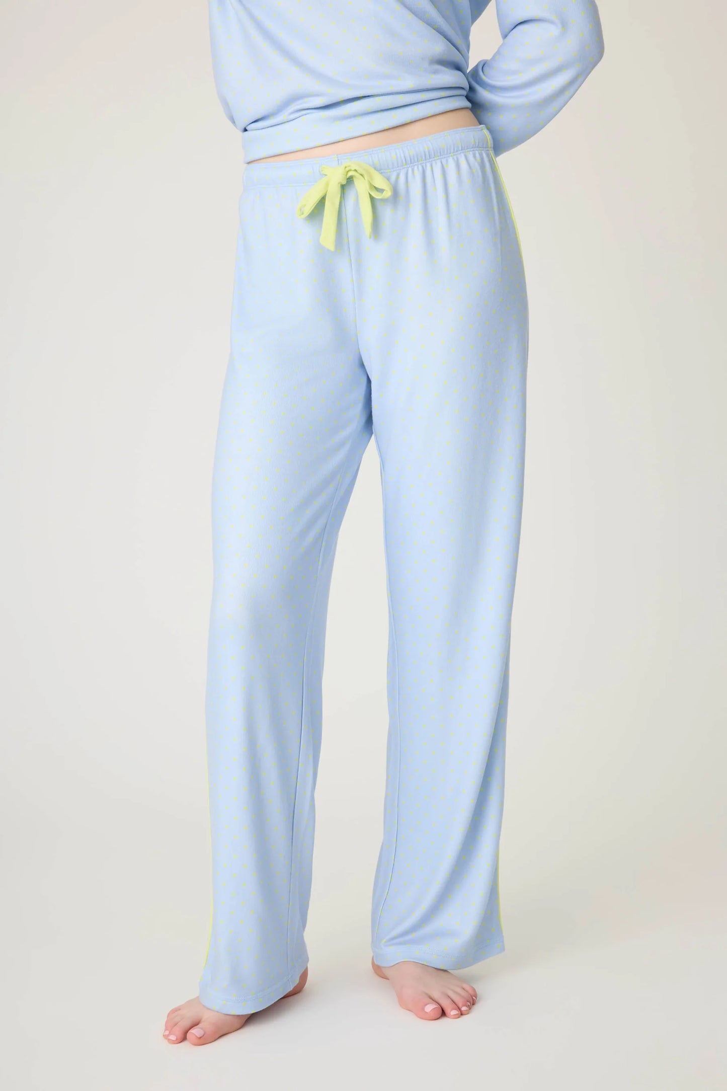 Beautiful Life Polka Dot Open Leg Pant