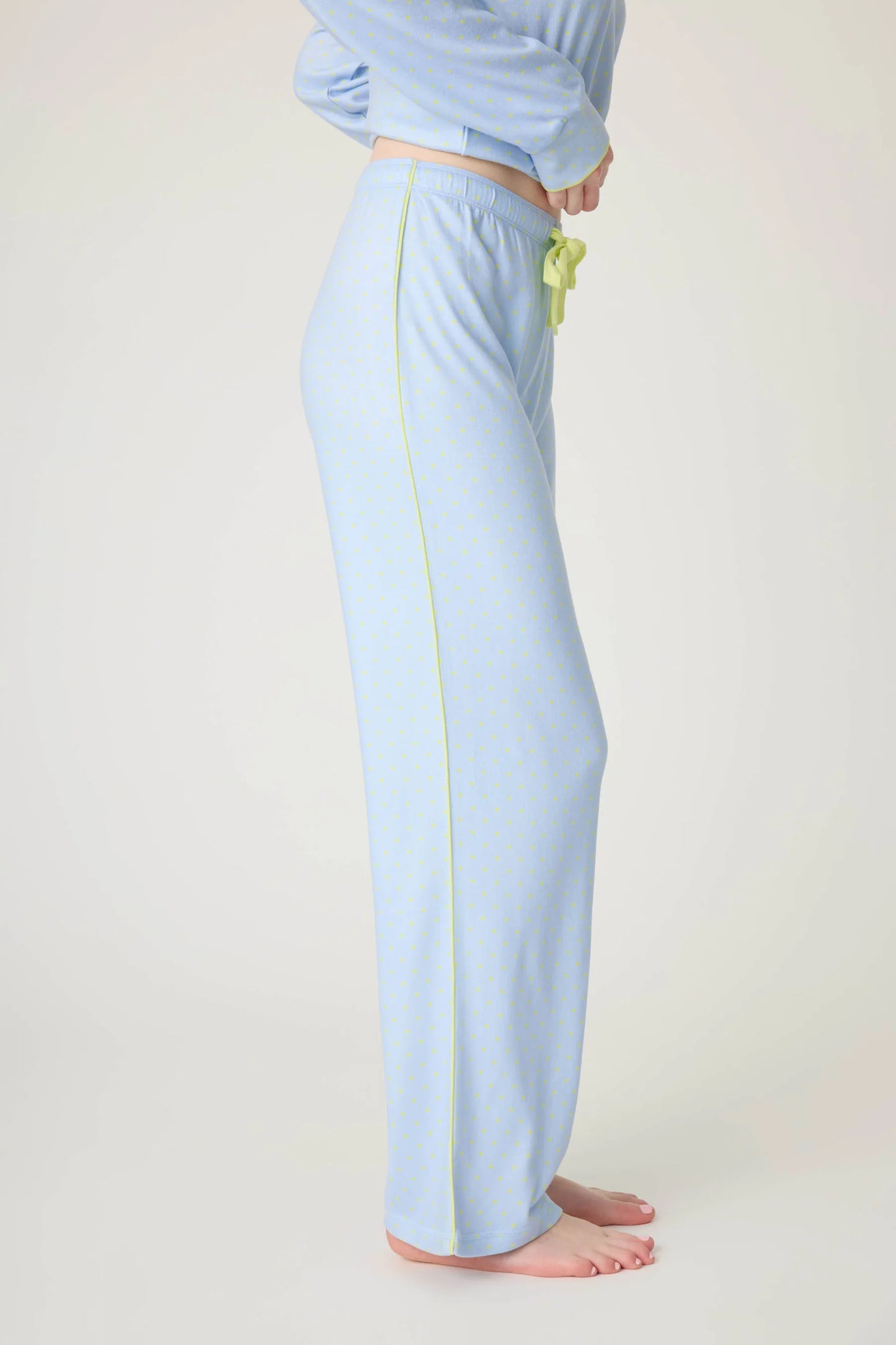 Beautiful Life Polka Dot Open Leg Pant