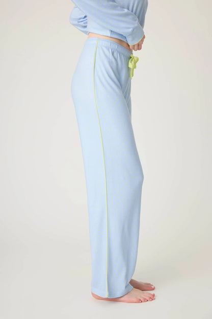 Beautiful Life Polka Dot Open Leg Pant