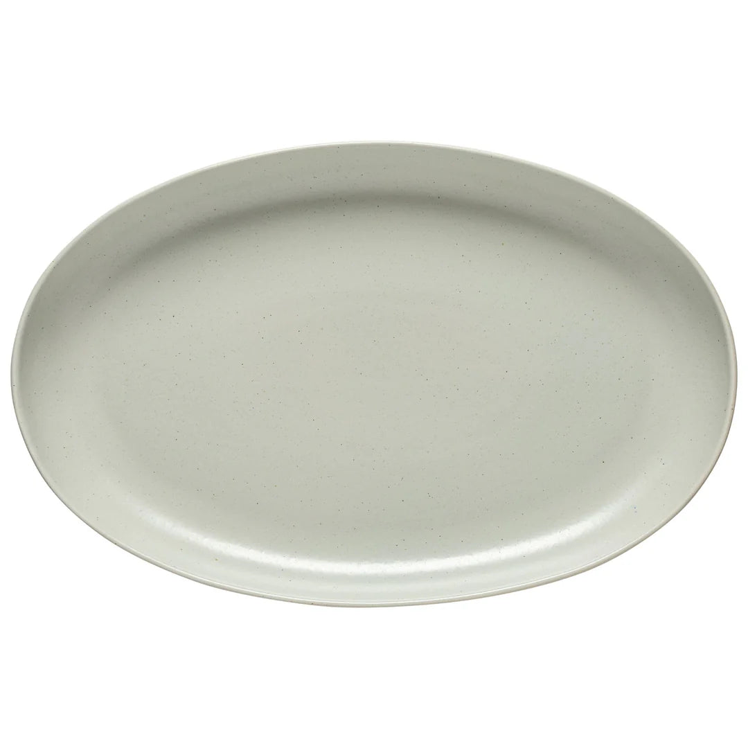 Casafina Pacifica Oval Platter -Oyster Grey