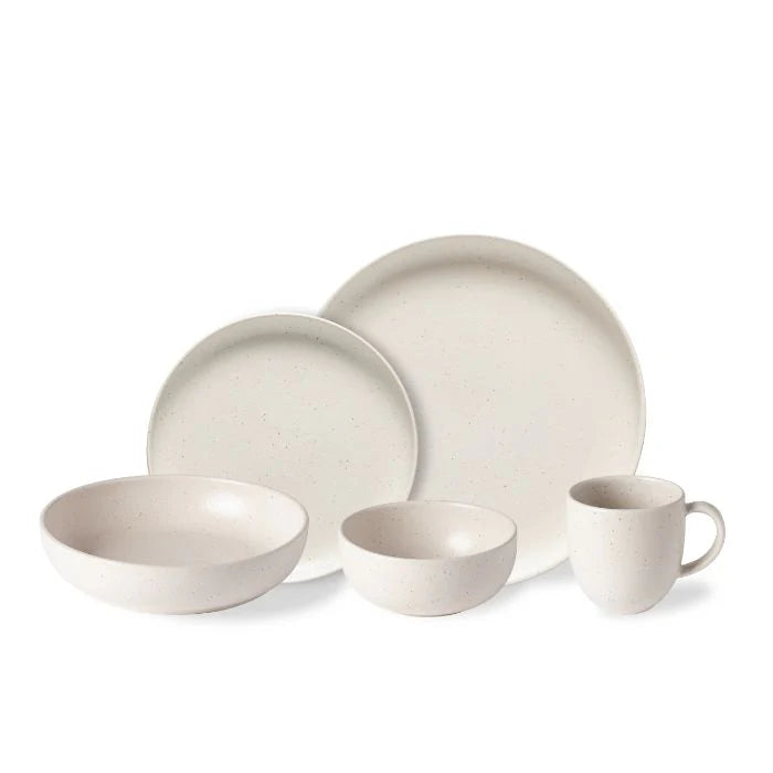 Casafina Pacifica Fine Stoneware Dinnerware-Pasta Bowls -Vanilla