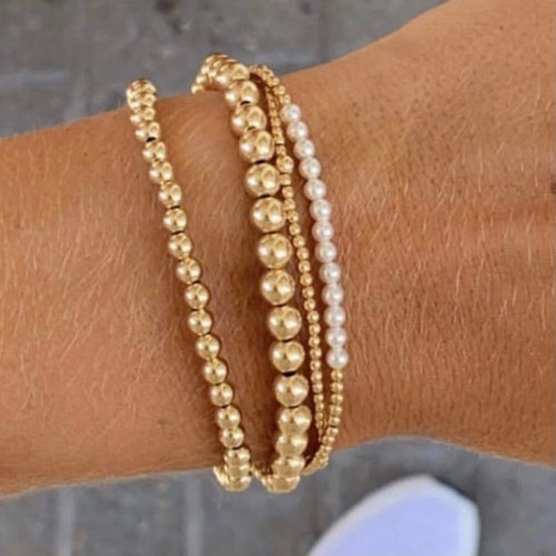 Classic Gold Beaded Bliss Bracelet