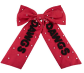 Collegiate Beaded Hair Bow