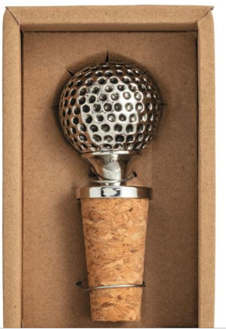 Golf Metal Bottle Stoppers