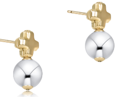 Signature Cross Stud w/ Drop