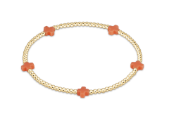 egirl Signature Cross Small 2 mm Gold Bracelet