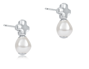 Signature Cross Sterling Stud