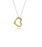 16" Inspire Sterling Mixed Metal Short Necklace