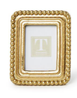 Beaded Texture Gold Photo Frames