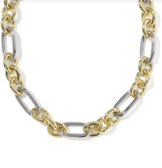 EMBRY LINK AND CHAIN NECKLACE