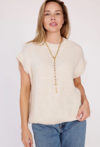 Sofia Short Sleeve Knit