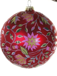 BLOCK PRINT BAUBLE