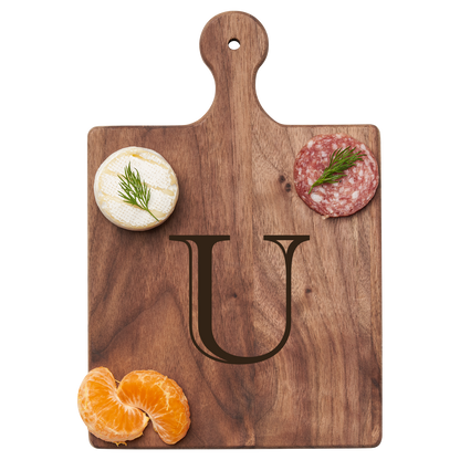Artisan Maple Paddle - Initial with Gold Spreader & Ribbon