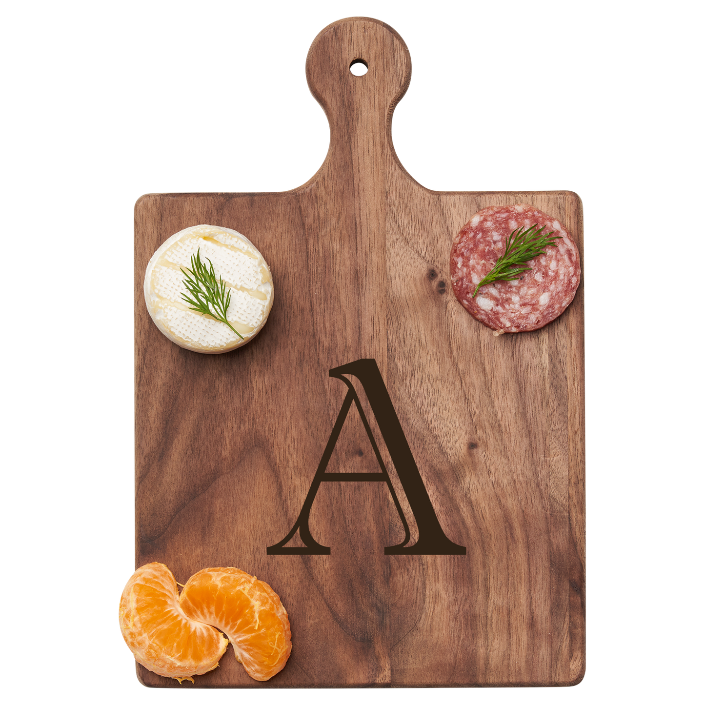 Artisan Maple Paddle - Initial with Gold Spreader & Ribbon