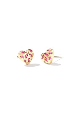 Holland Heart Stud Earrings