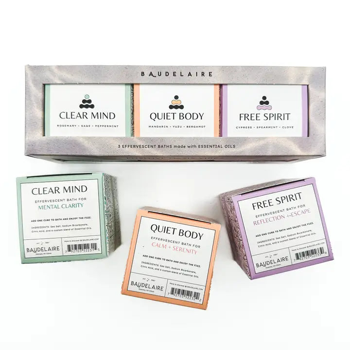 Positive Oasis Vibes Bath Cube Gift set