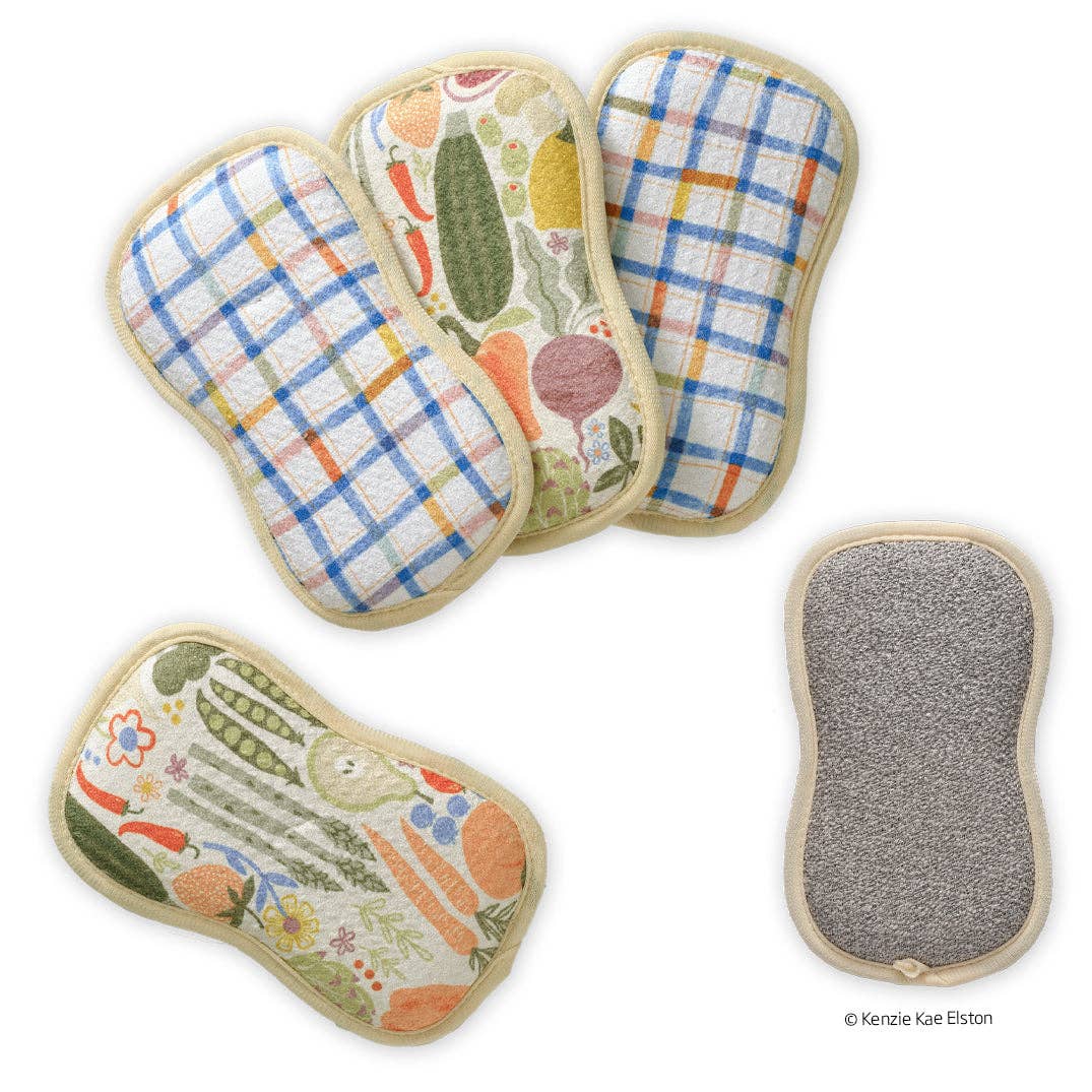 Farm Stand Scrubbies, Set of 4