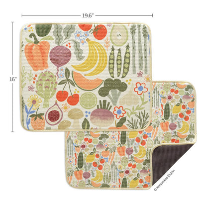 Farm Stand Dish Drying Mats, Set of 2