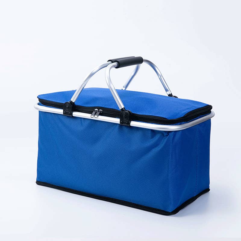30L Large Picnic Basket Internal Pockets LeakProof Insulated