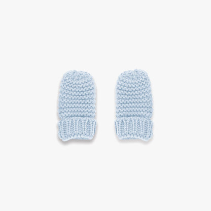 Baby Knitted Hat and Mittens Set